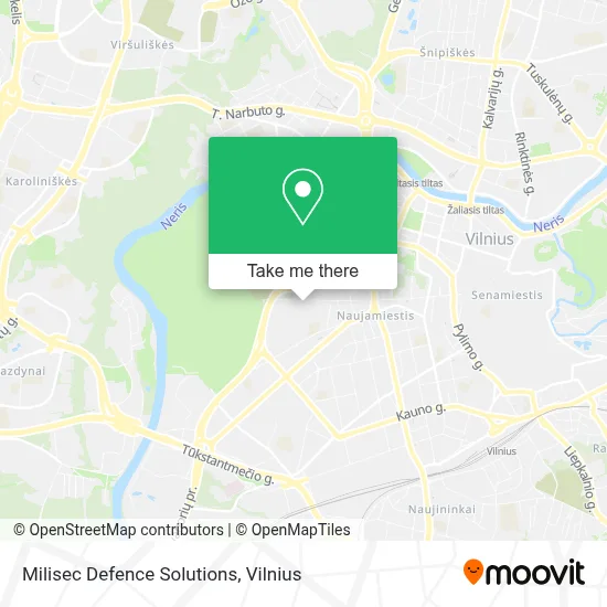 Milisec Defence Solutions map
