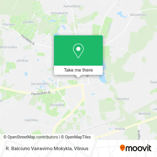 R. Balciuno Vairavimo Mokykla map