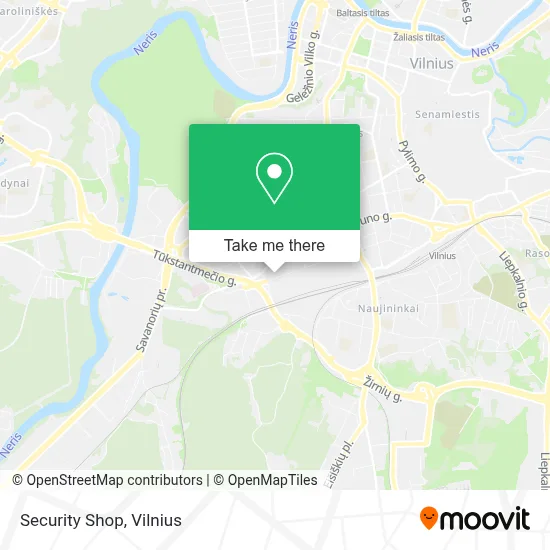 Security Shop map