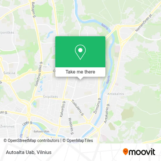 Autoalta Uab map