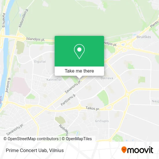 Prime Concert Uab map