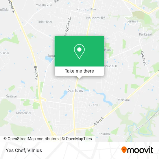Yes Chef map