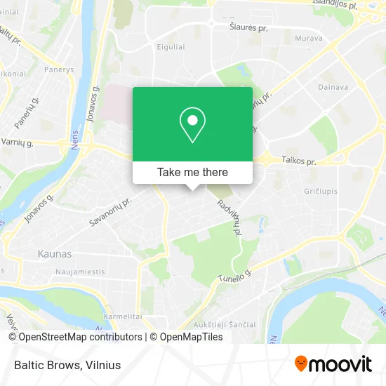 Baltic Brows map