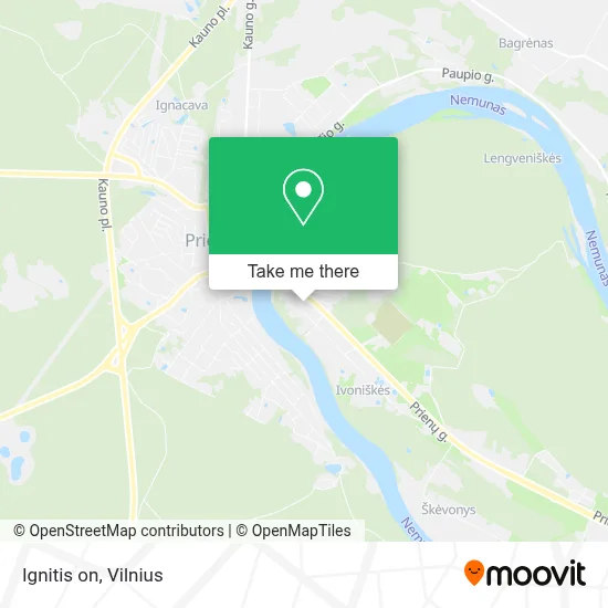Ignitis on map