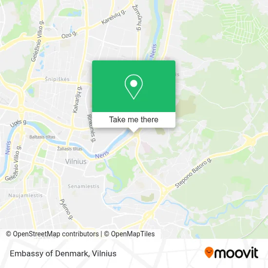 Embassy Of Denmark map
