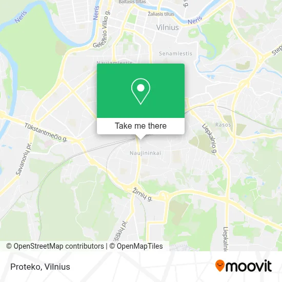 Proteko map