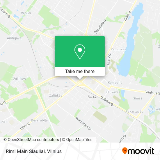 Rimi Main Šiauliai map