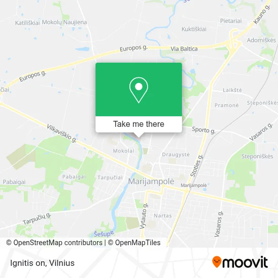 Ignitis on map