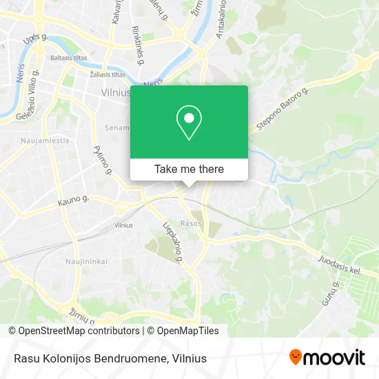 Rasu Kolonijos Bendruomene map
