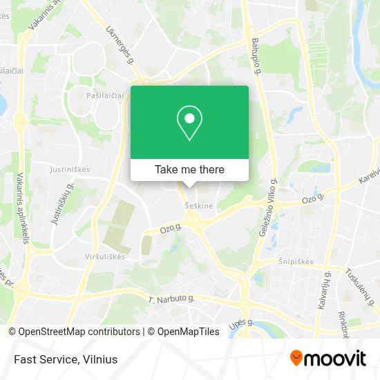 Fast Service map