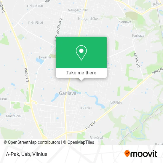 A-Pak, Uab map