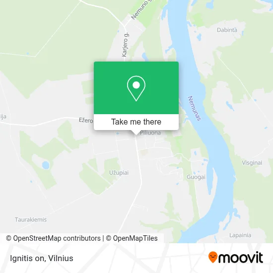 Ignitis on map