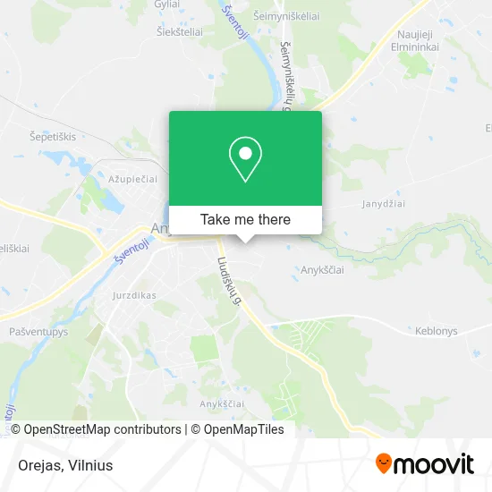 Orejas map