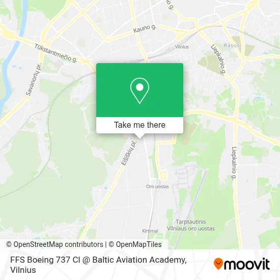 FFS Boeing 737 Cl @ Baltic Aviation Academy map