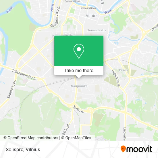 Solispro map