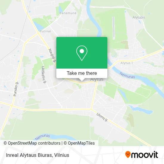 Inreal Alytaus Biuras map