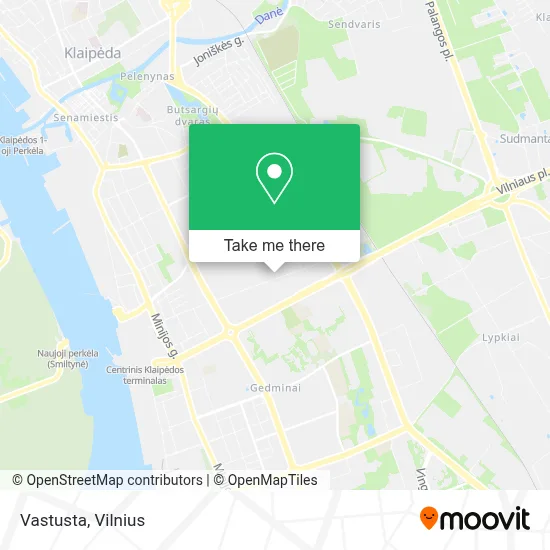 Vastusta map