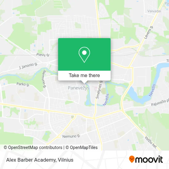 Alex Barber Academy map