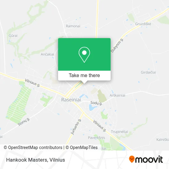Hankook Masters map