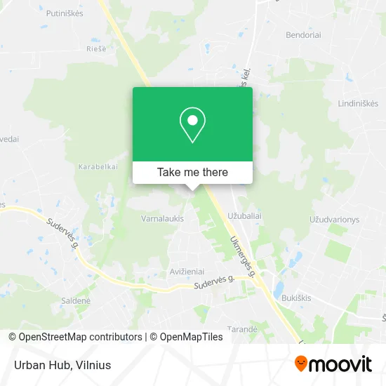 Urban Hub map