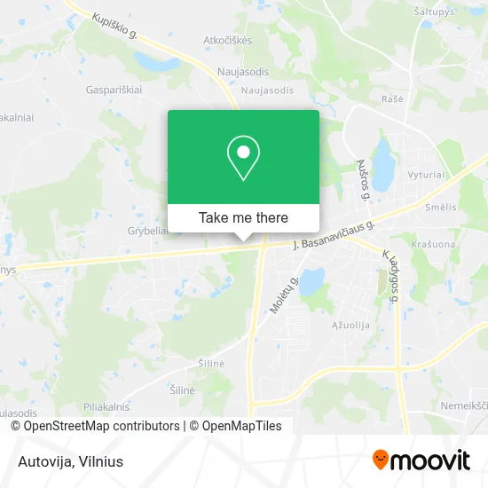 Autovija map