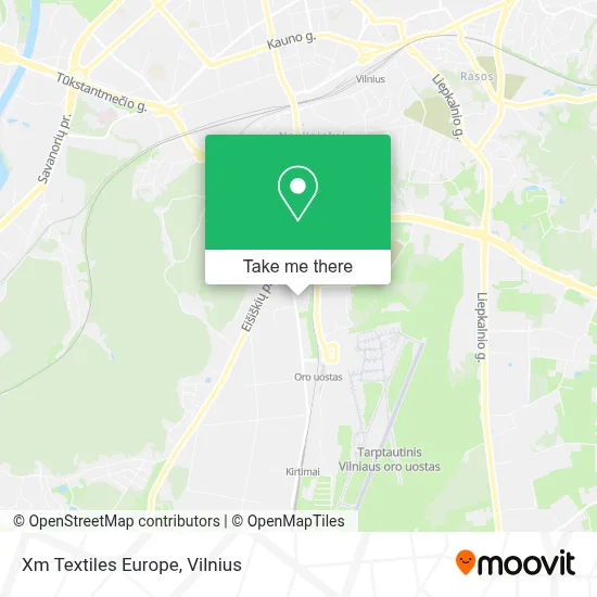 Xm Textiles Europe map