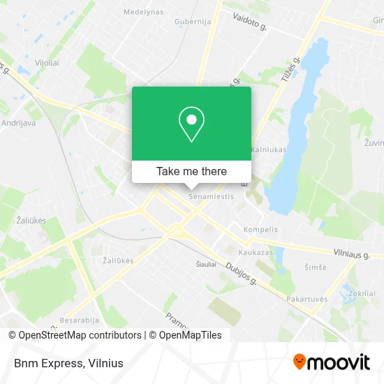 Bnm Express map