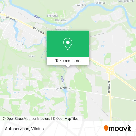 Autoservisas map