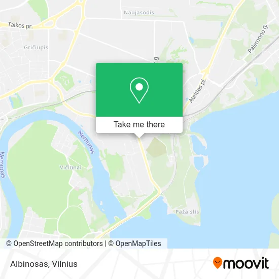 Albinosas map