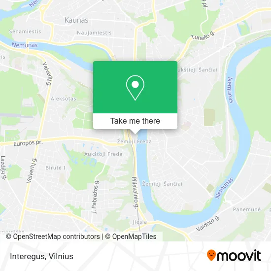 Interegus map