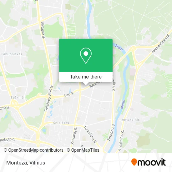 Monteza map