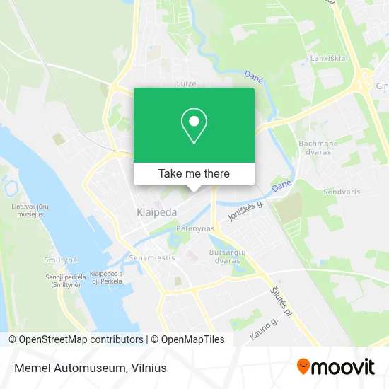 Memel Automuseum map