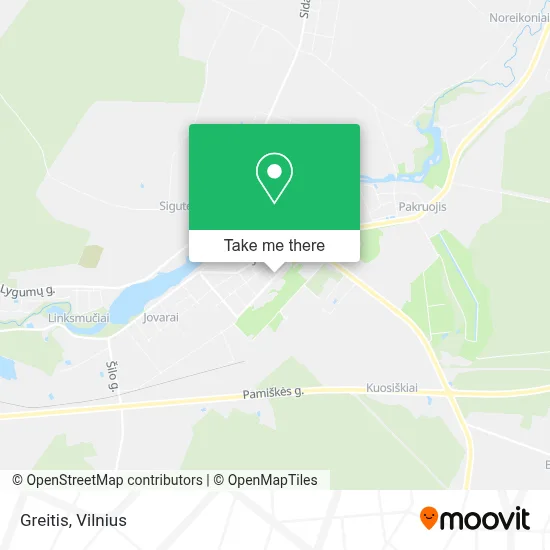Greitis map