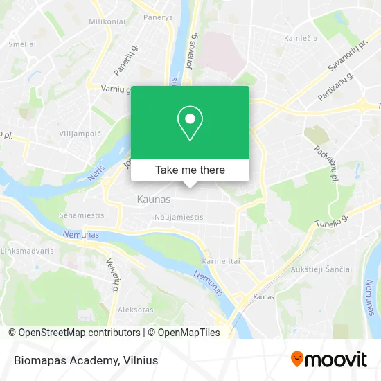 Biomapas Academy map