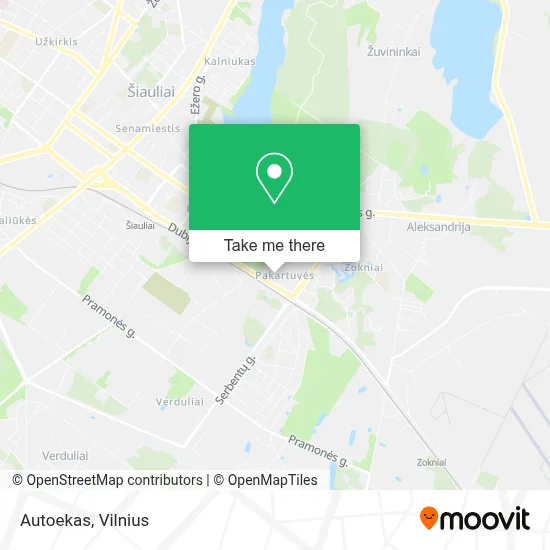 Autoekas map