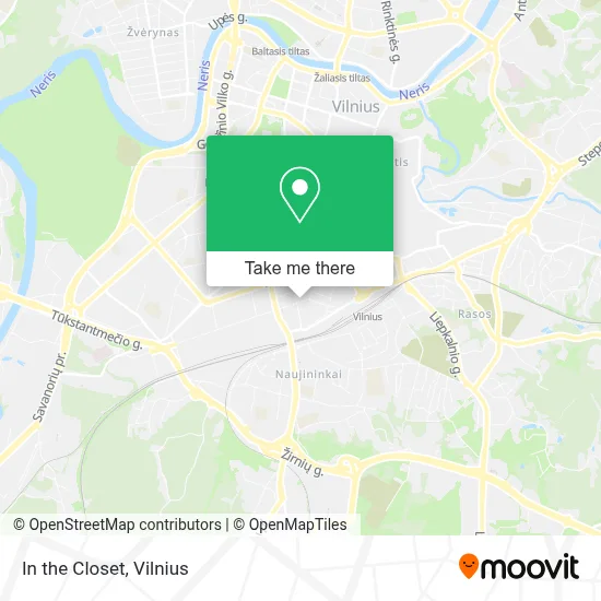In the Closet map