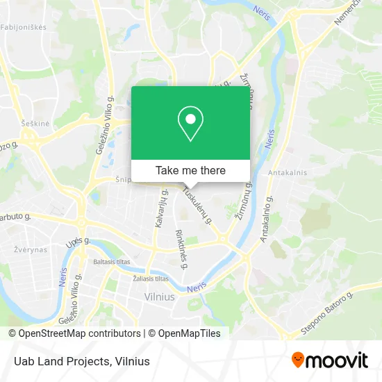 Uab Land Projects map