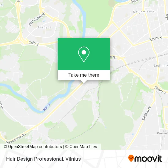 Hair Design Professional map