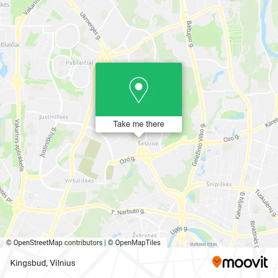 Kingsbud map