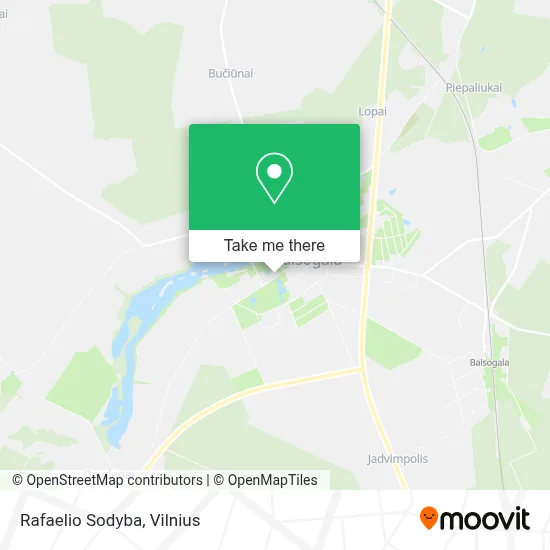 Rafaelio Sodyba map