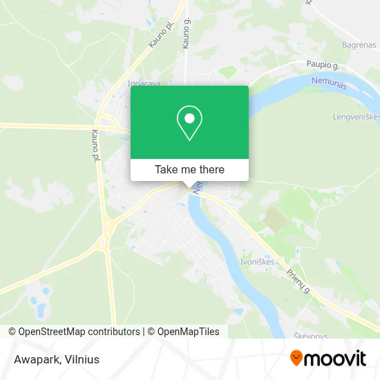 Awapark map