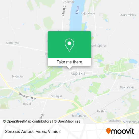 Senasis Autoservisas map