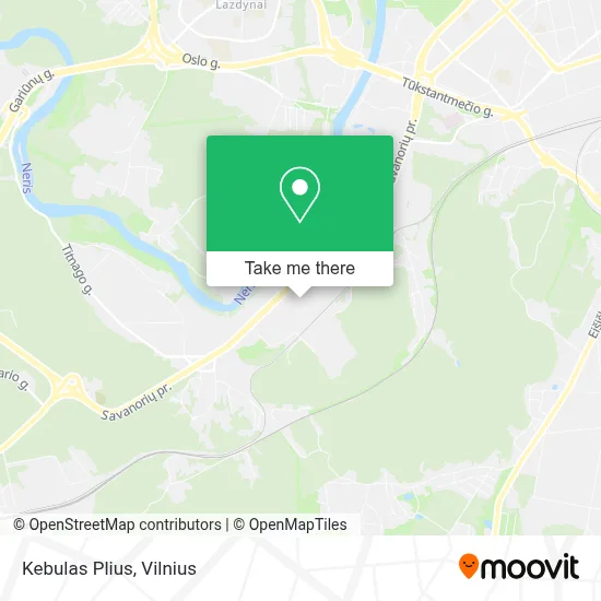 Kebulas Plius map