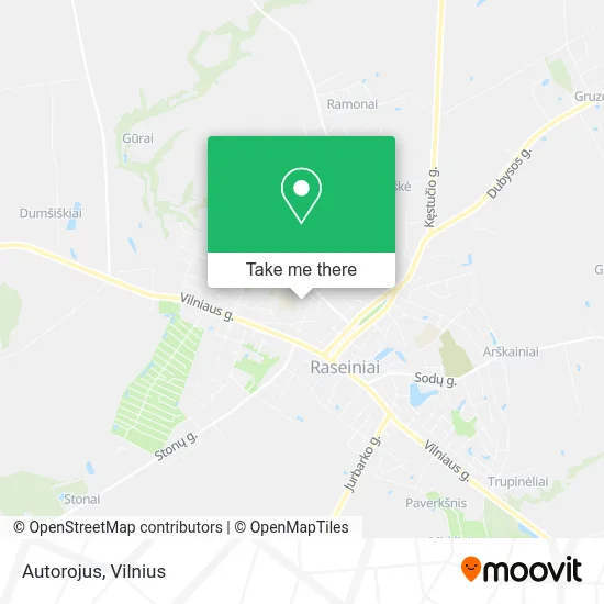 Autorojus map