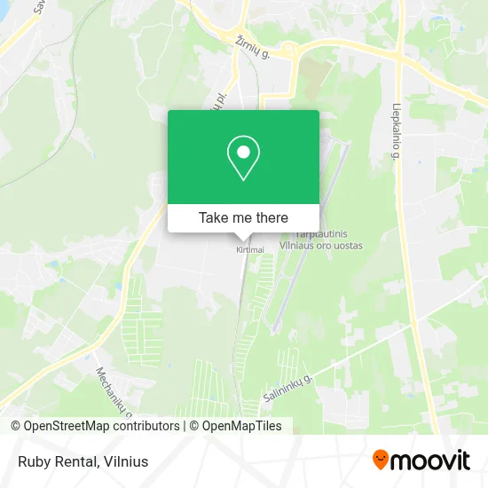 Ruby Rental map