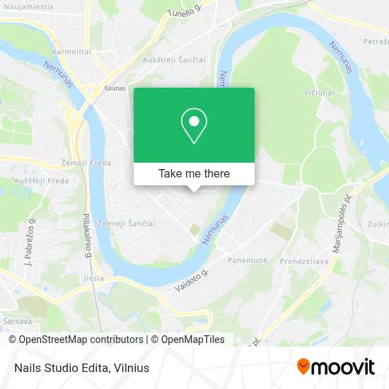 Nails Studio Edita map