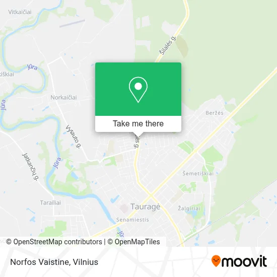Norfos Vaistine map