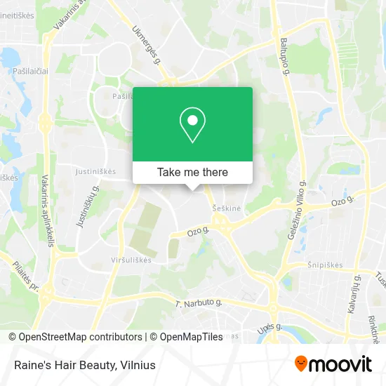 Raine's Hair Beauty map