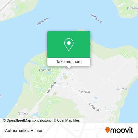 Autosmailas map