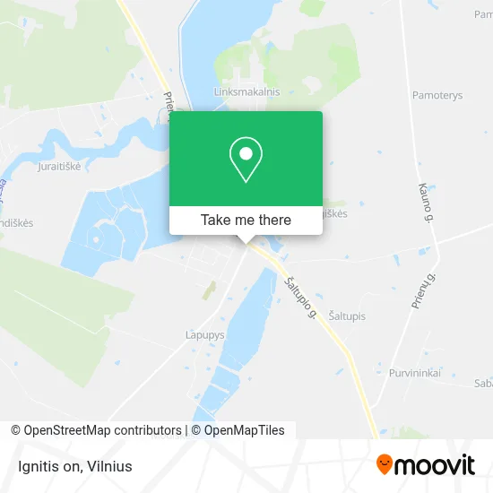 Ignitis on map